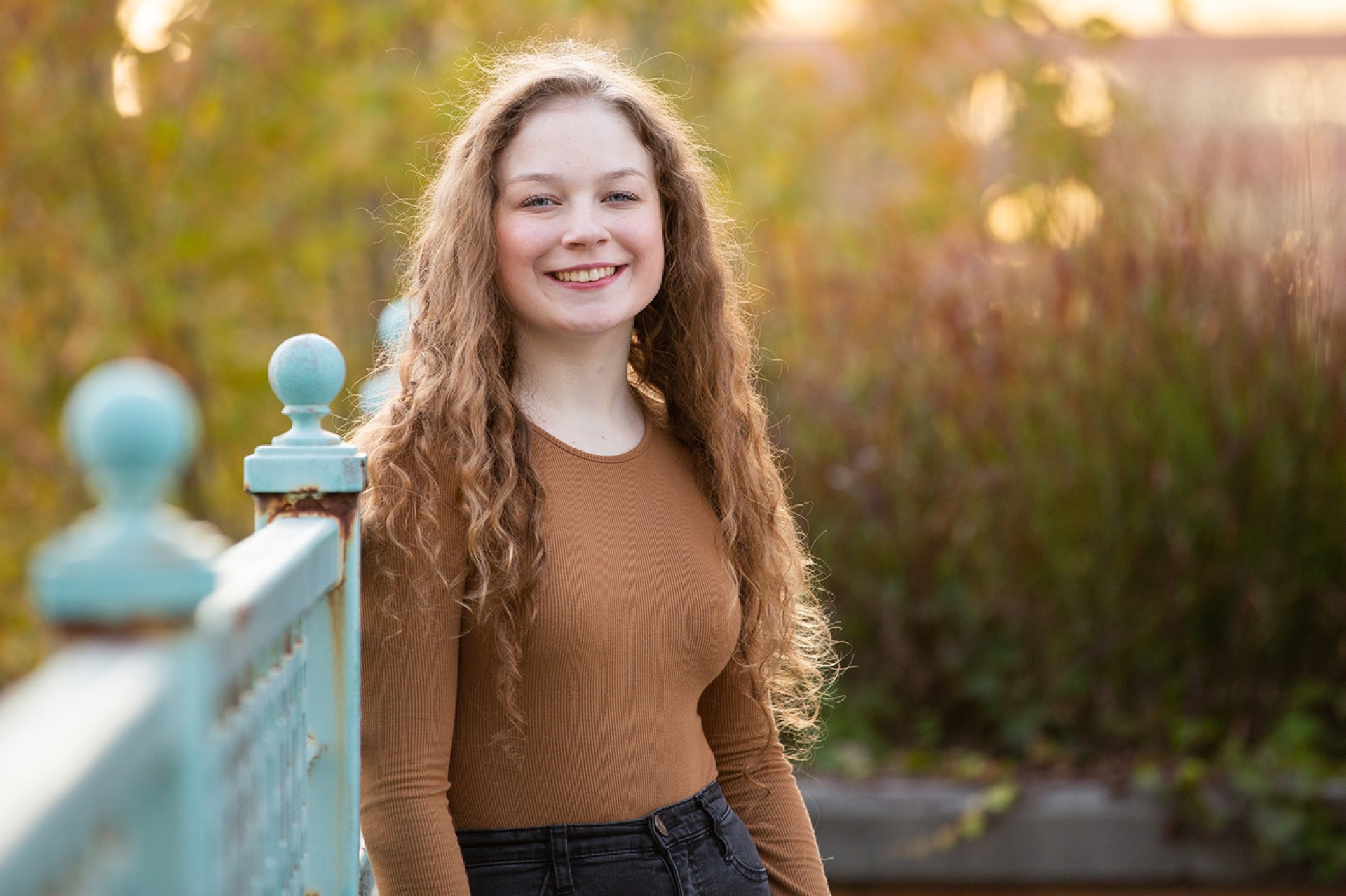 Senior portrait downtown Grand Rapids Michigan Jules K Photography