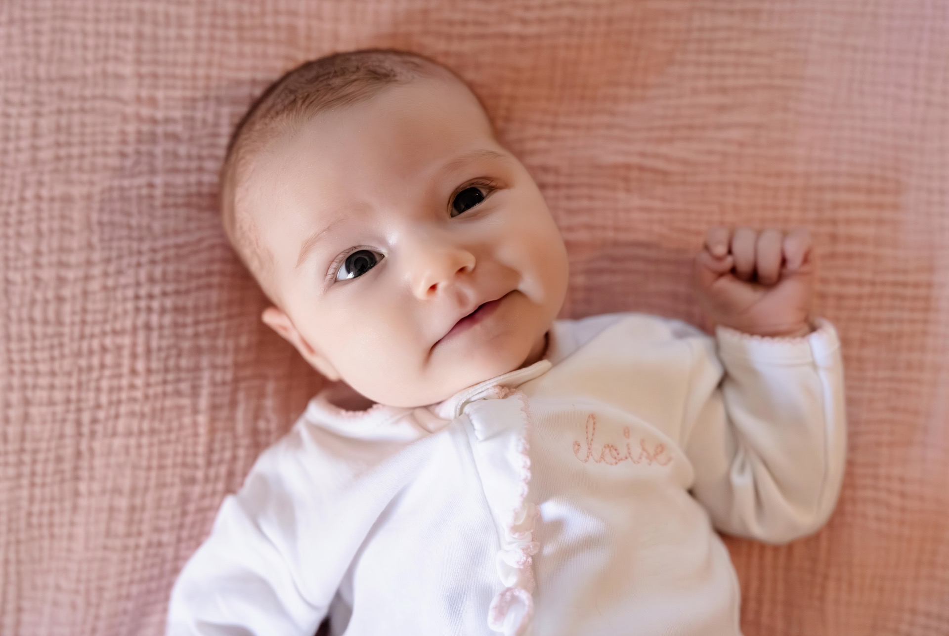 Newborn baby portrait close-up Grand Rapids Michigan