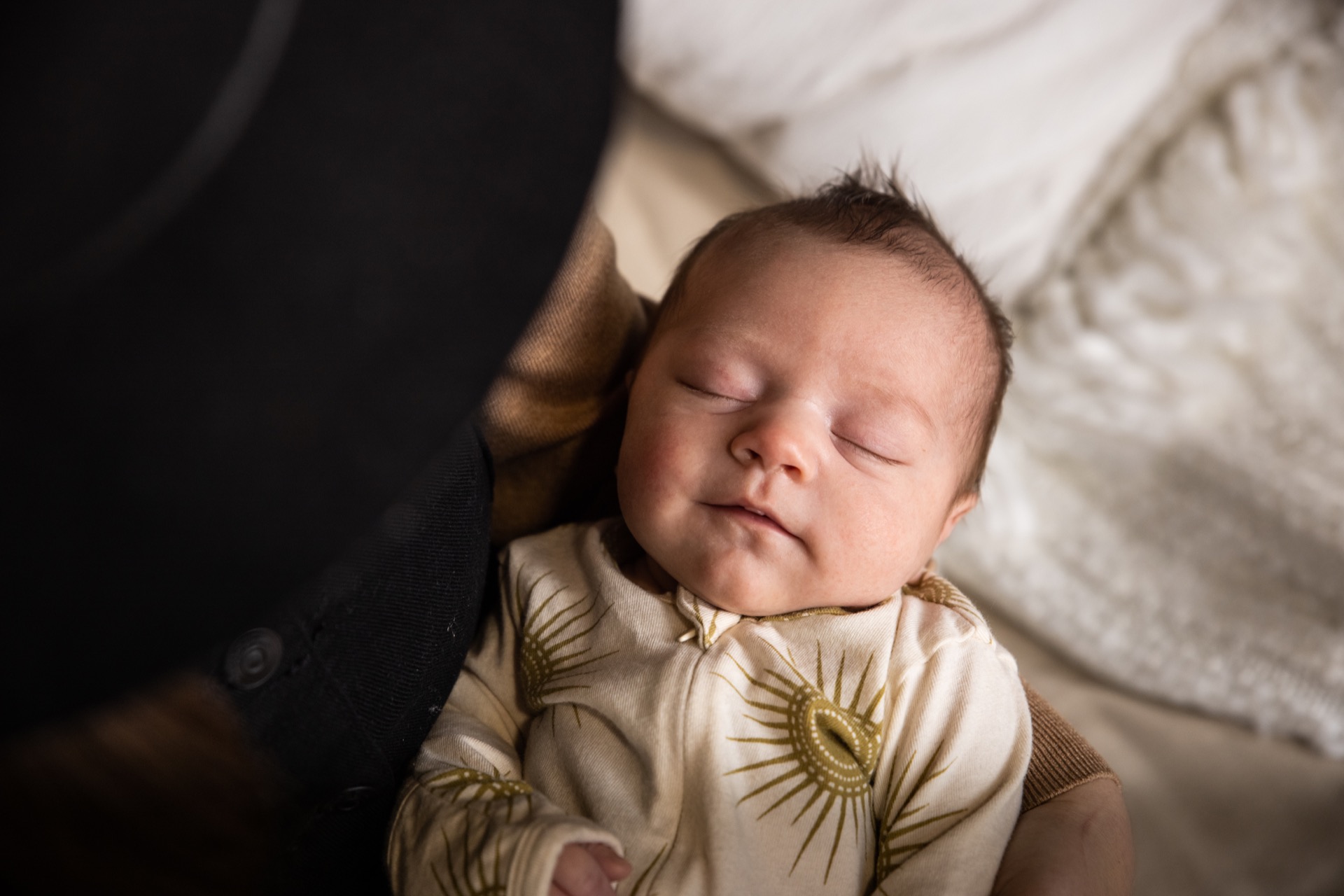 Sleeping newborn portrait in-home Grand Rapids Michigan