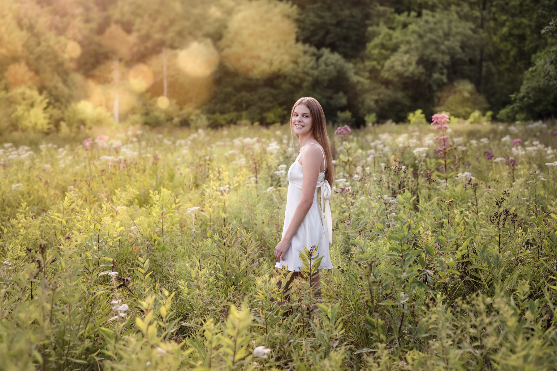 Rockford Michigan high school senior portrait session
